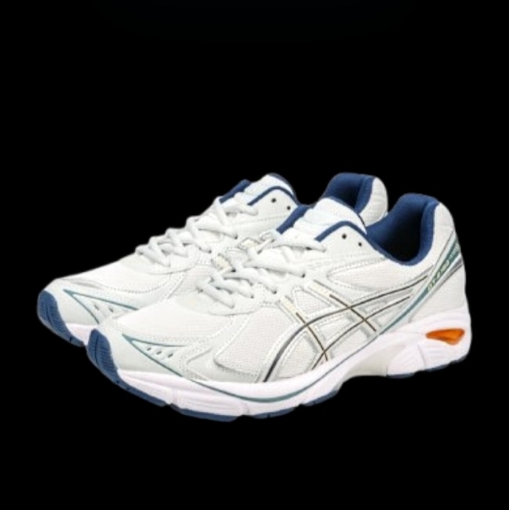 ASICS GT-2160 Running Mens Size 11D White Navy Blue Glacier Grey